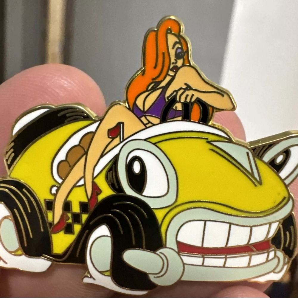 Disney pin Jessica Rabbit In Bikini Driving Benny the Cab LE 100